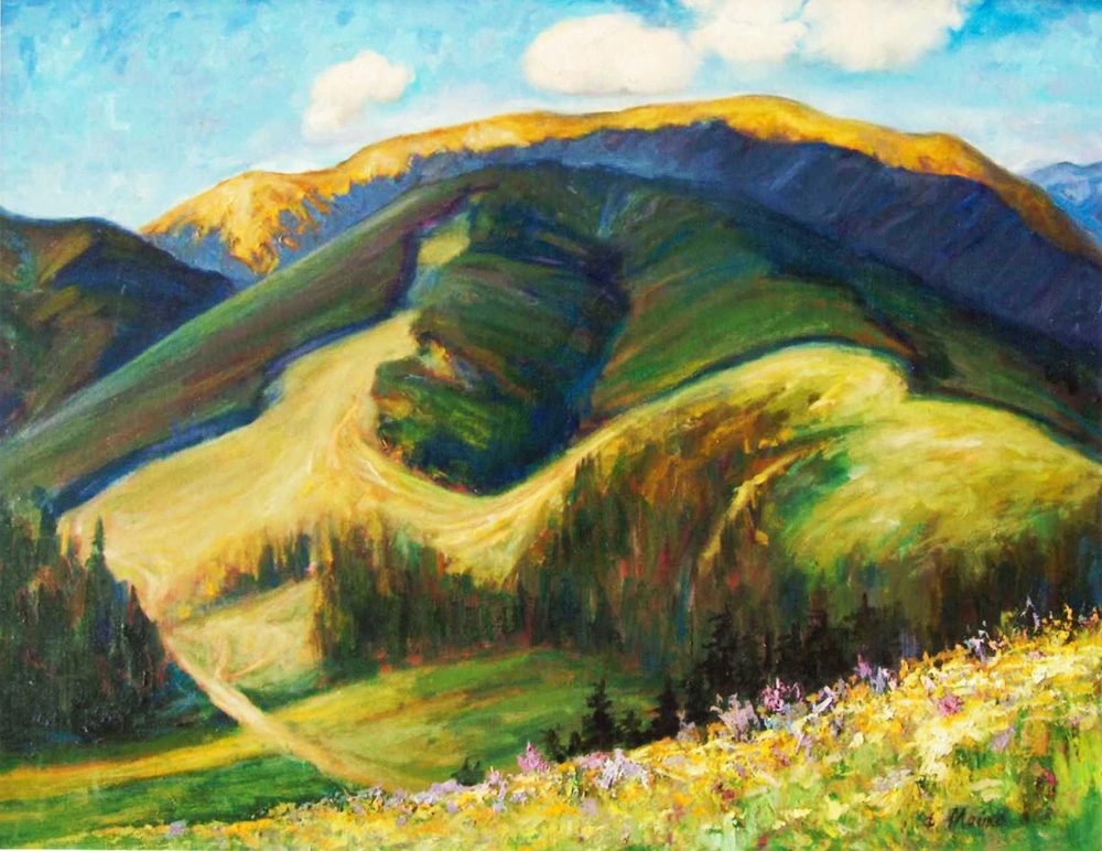 «У горах високих». 2008. Полотно, олія